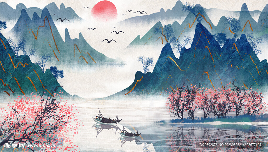 水墨背景