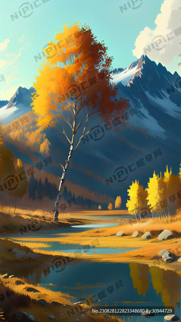呼伦贝尔 阿尔山 秋天 风景