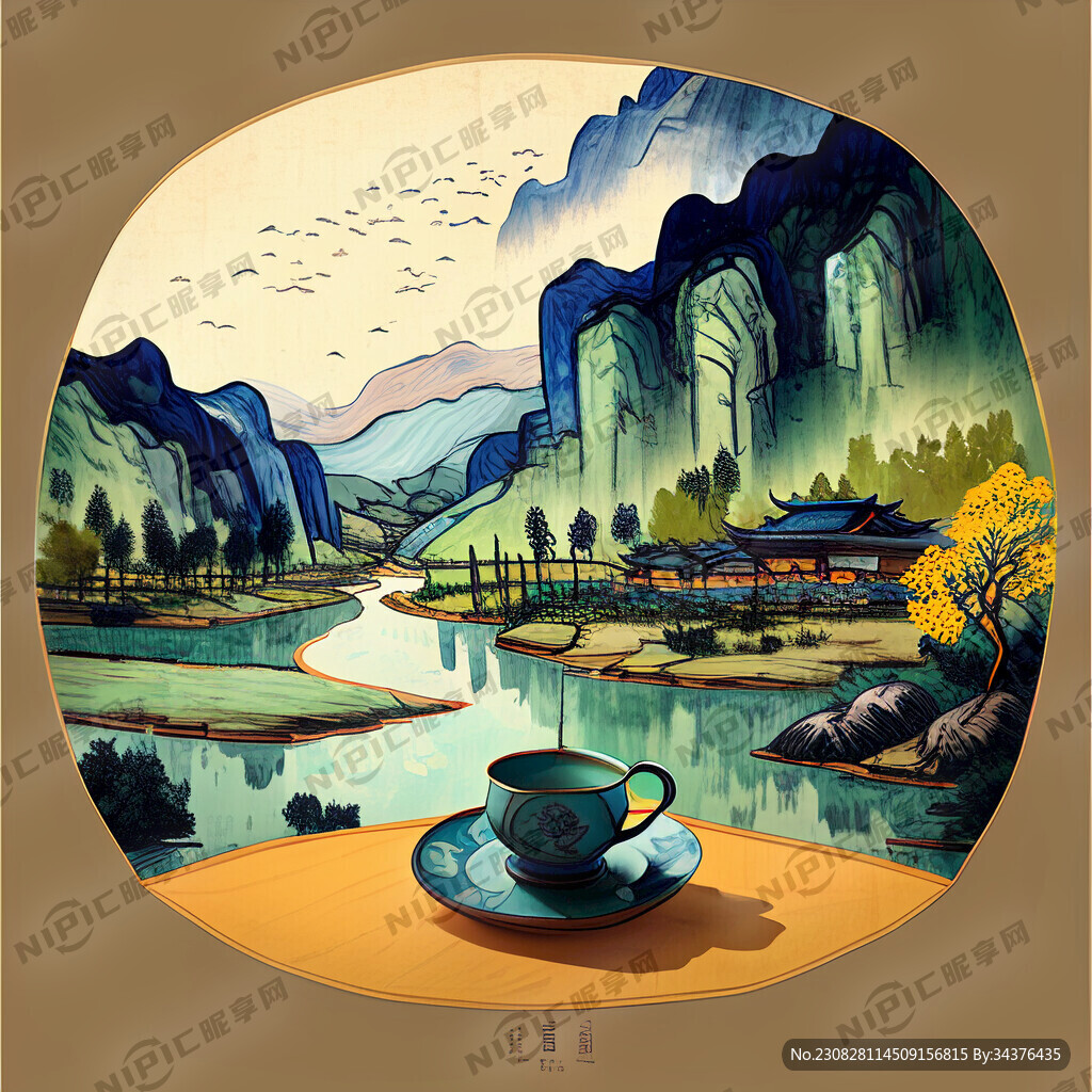 品茗图