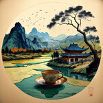 品茗图