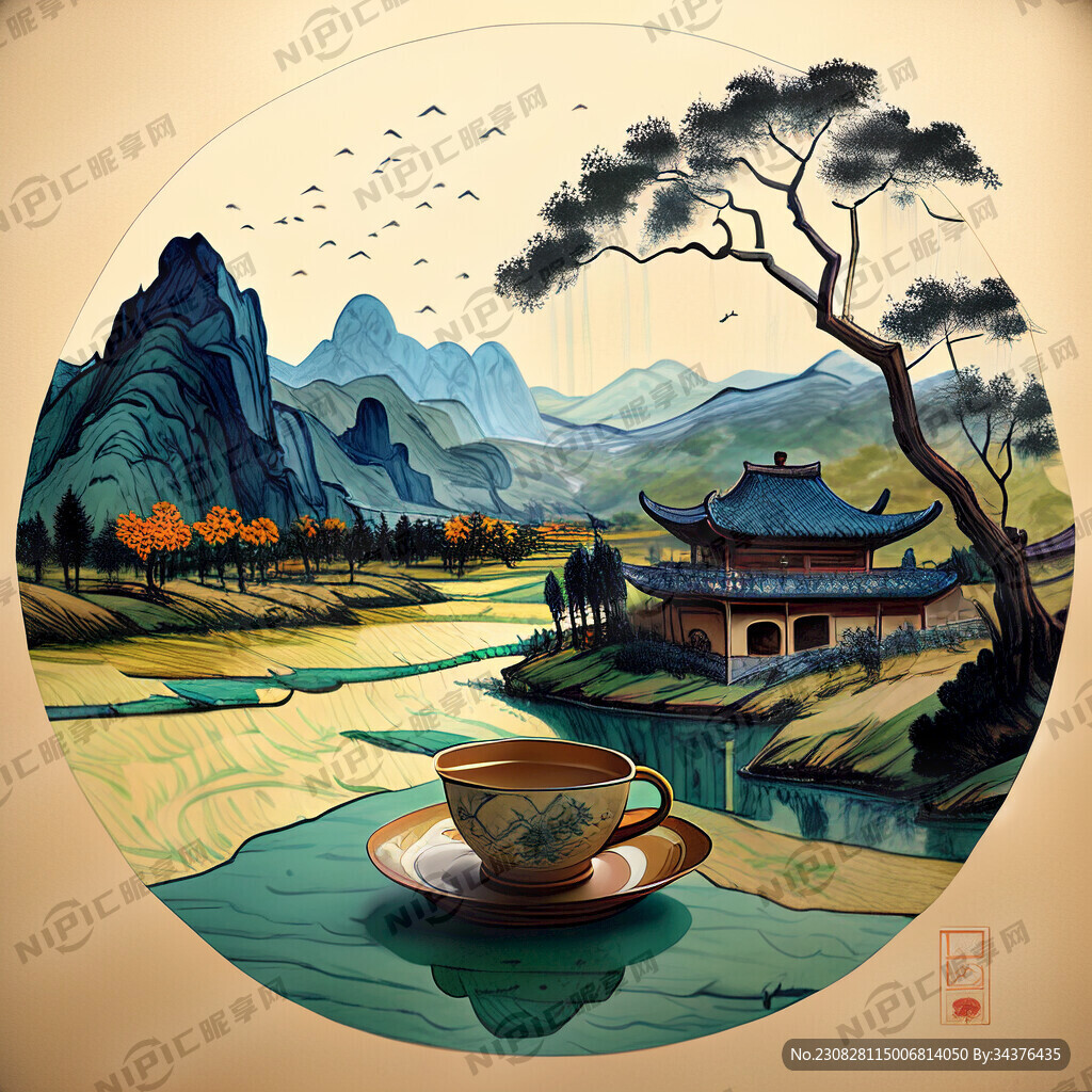 品茗图