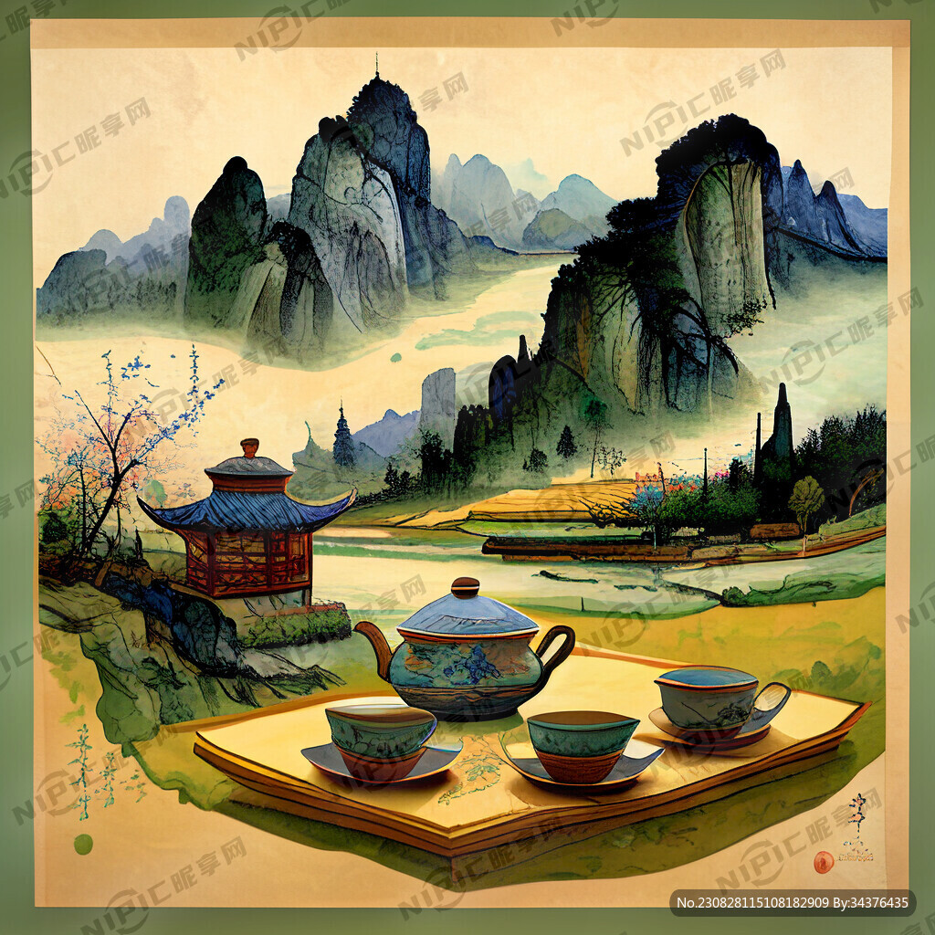 品茗图