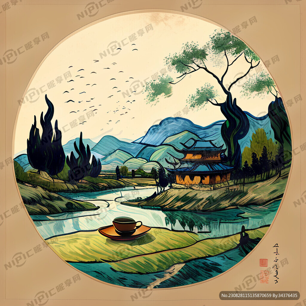 品茗图