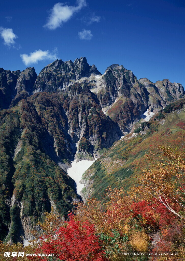 连绵的山峰  