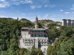 兰州白塔公园鸟瞰图 