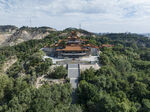 兰州白塔公园鸟瞰图
