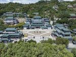 兰州白塔公园鸟瞰图
