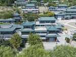 兰州白塔公园鸟瞰图
