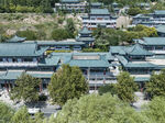 兰州白塔公园鸟瞰图