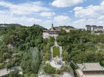 兰州白塔公园鸟瞰图