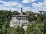 兰州白塔公园鸟瞰图