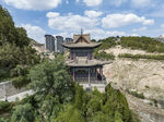 兰州白塔公园鸟瞰图 