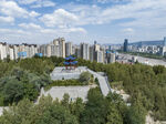 兰州白塔公园鸟瞰图