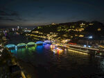 兰州白塔公园鸟瞰图