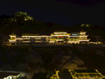 兰州白塔公园鸟瞰图 