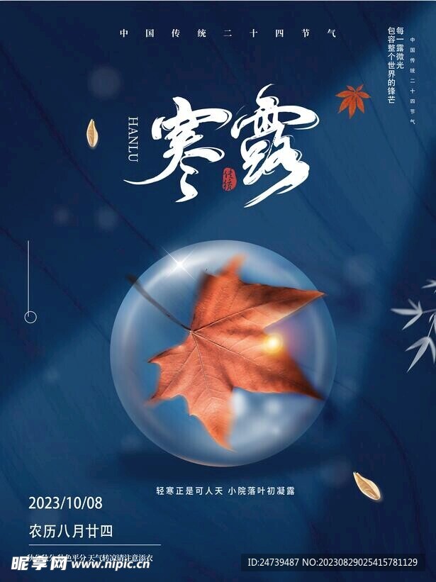 寒露海报