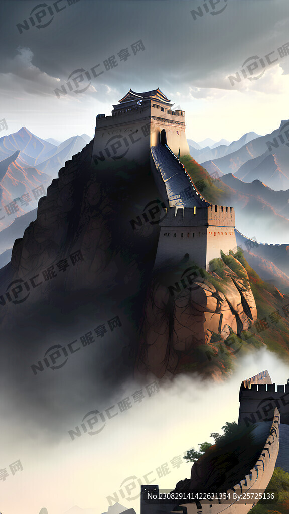 气势雄伟壮丽万里长城