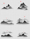 水墨山套图