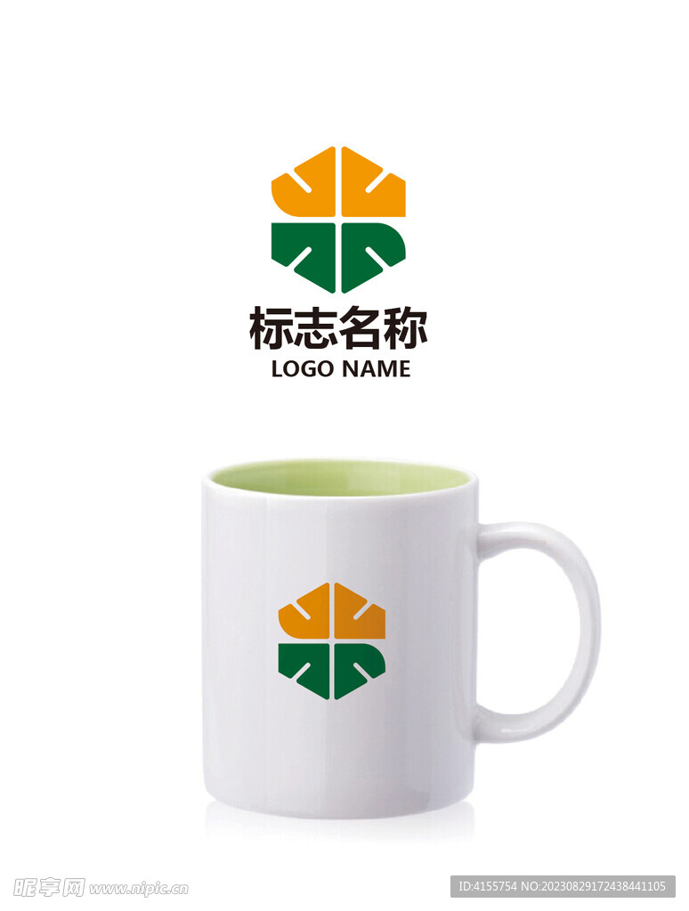 米字logo设计S字母logo