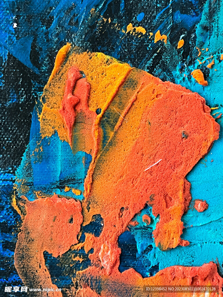 抽象油画