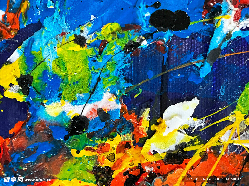 抽象油画