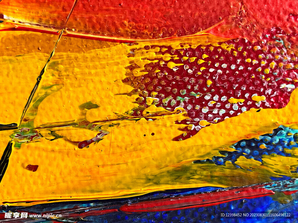 抽象油画