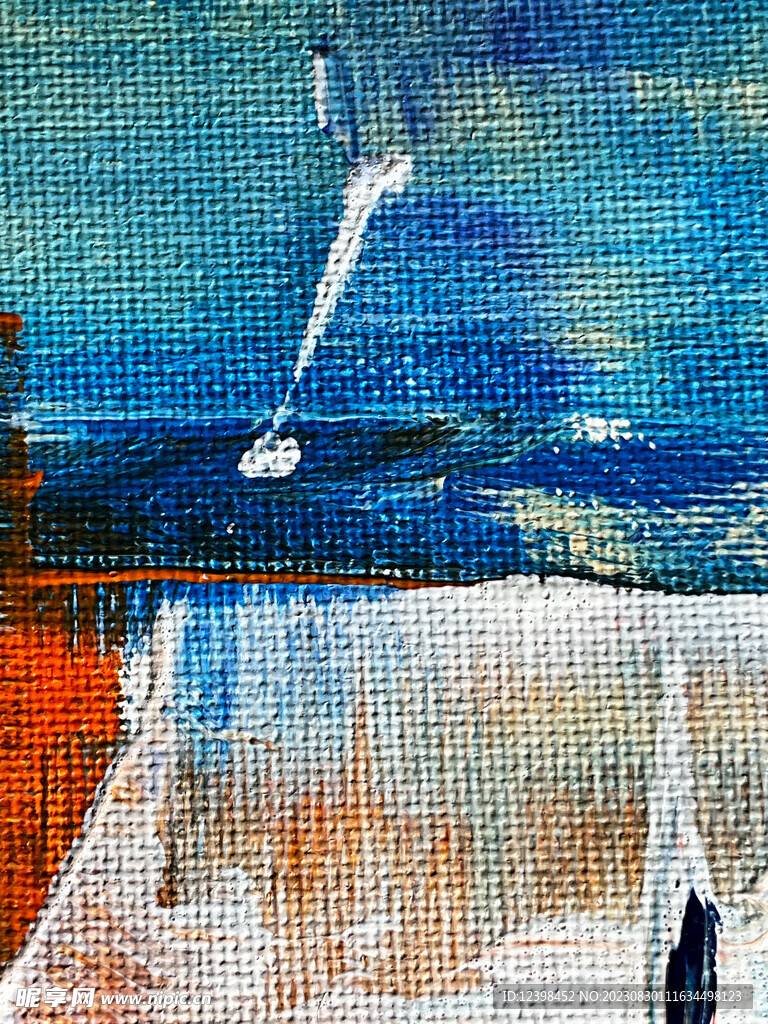 抽象油画