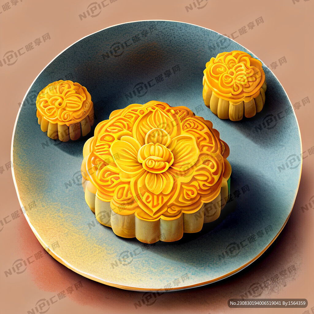 广式莲蓉蛋黄月饼