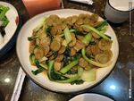 青菜炒豆饼