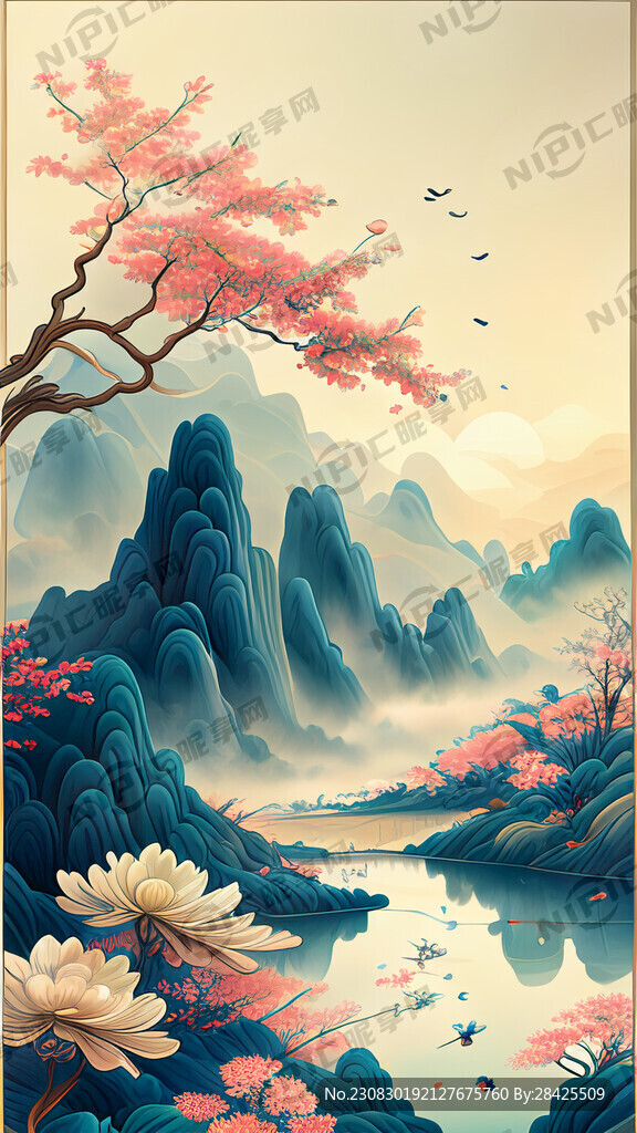 游戏梦幻唯美新中式风景 超高清