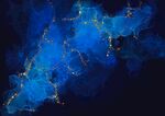蓝色水墨背景