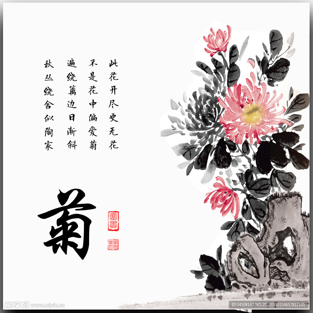 国画菊