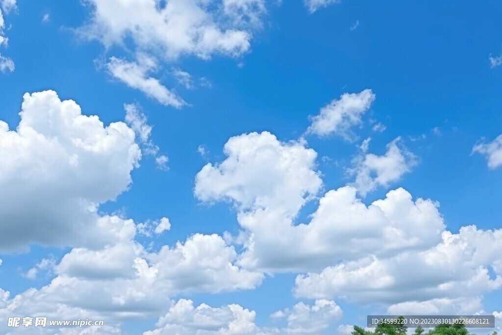 蓝天白云