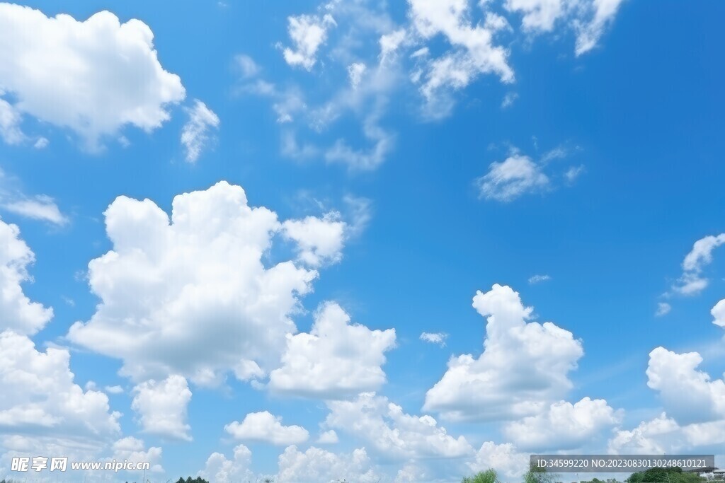 蓝天白云