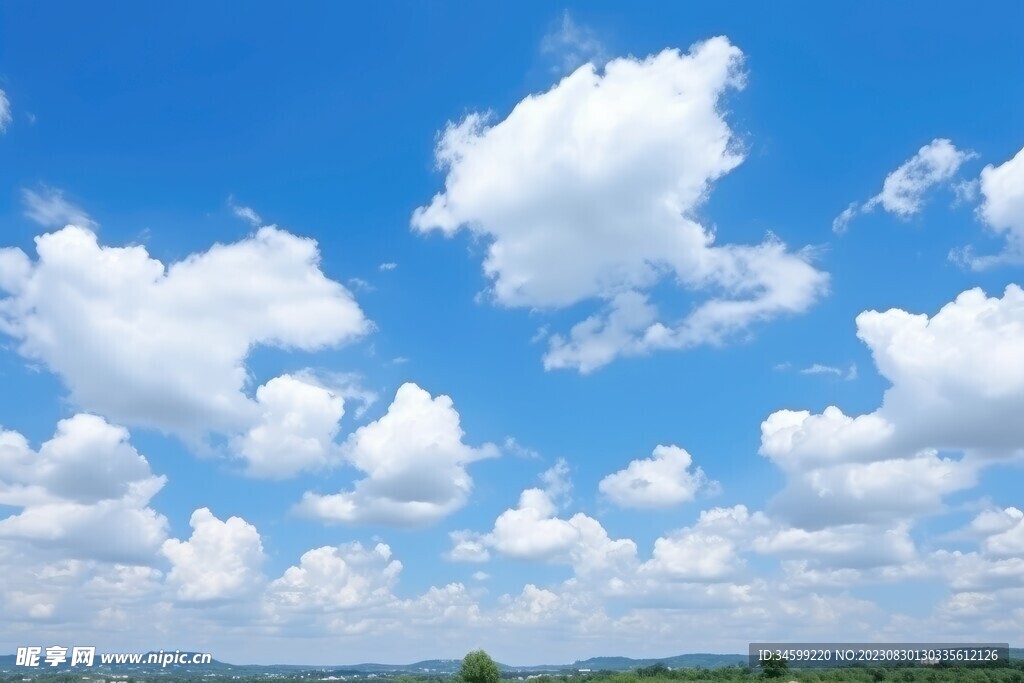 蓝天白云