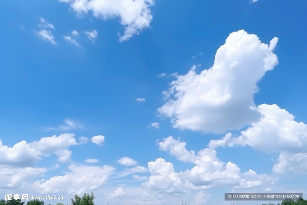 蓝天白云