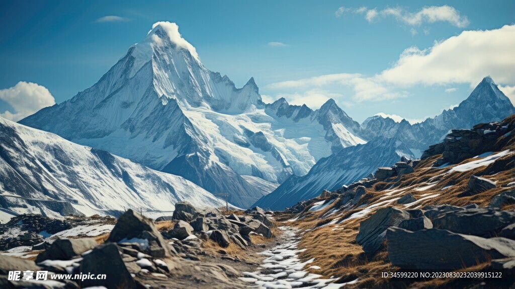 雪山 