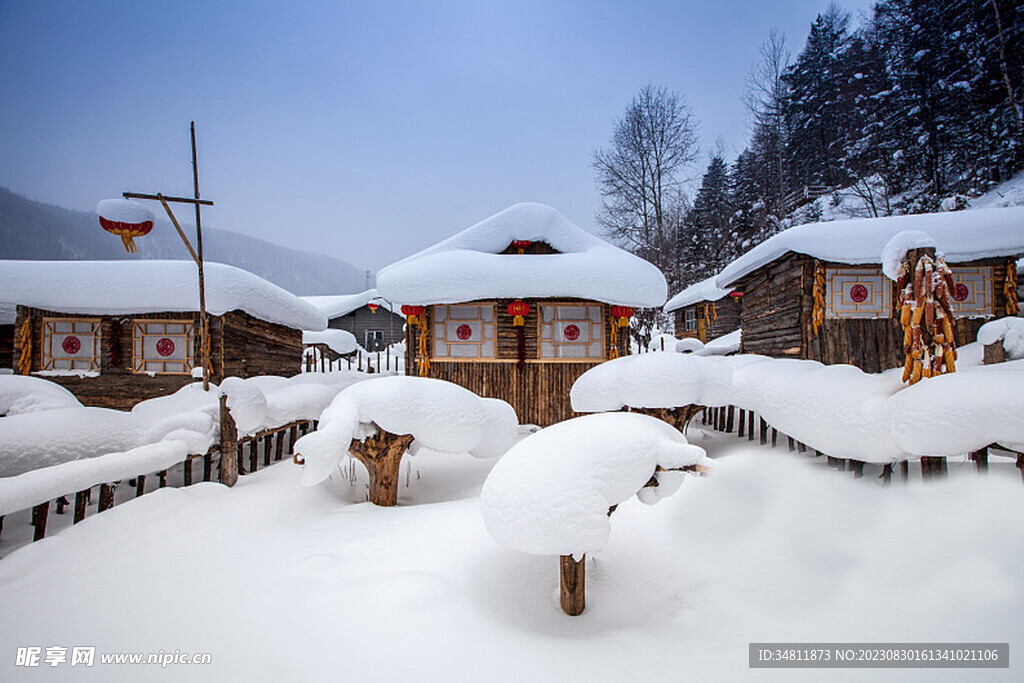 东北雪景