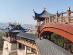 义乌鸡鸣山公园古建