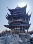 义乌鸡鸣山公园古建 
