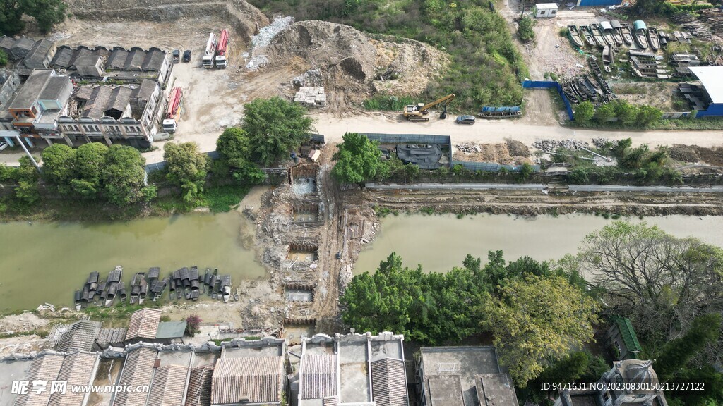 湛江赤坎游子广场鸟瞰