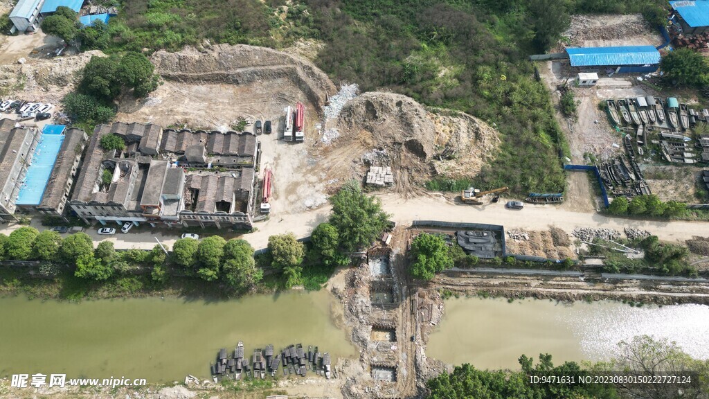 湛江赤坎游子广场鸟瞰