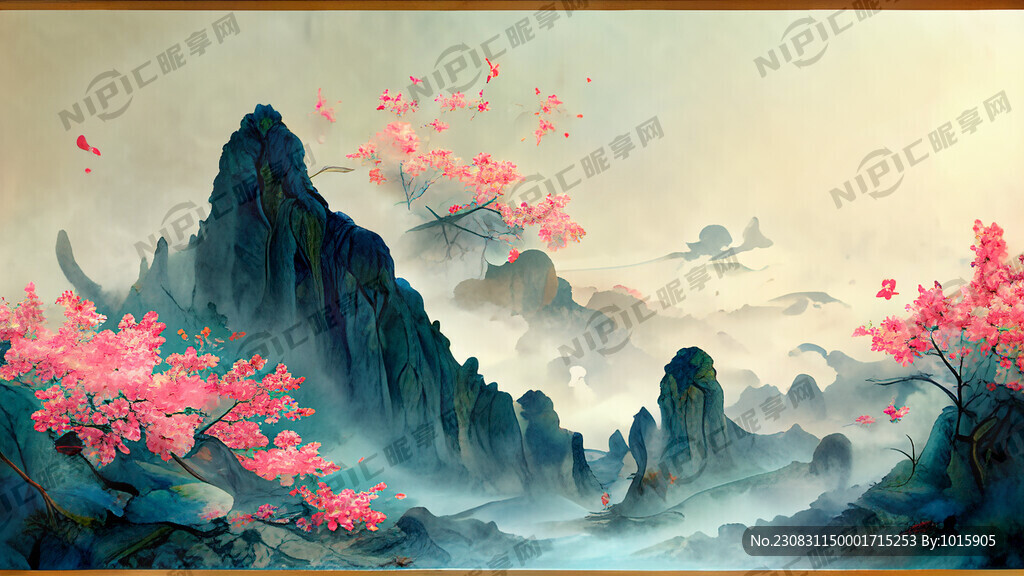 游戏梦幻唯美新中式风景 超高清