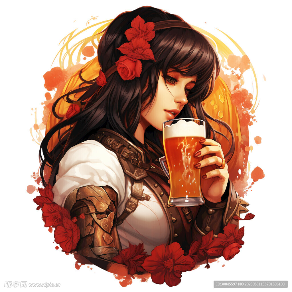 啤酒节美女
