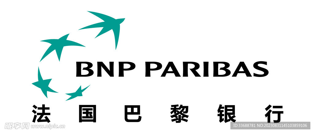 法国巴黎银行矢量logo