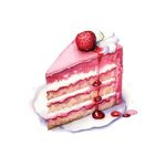 蛋糕手绘插画