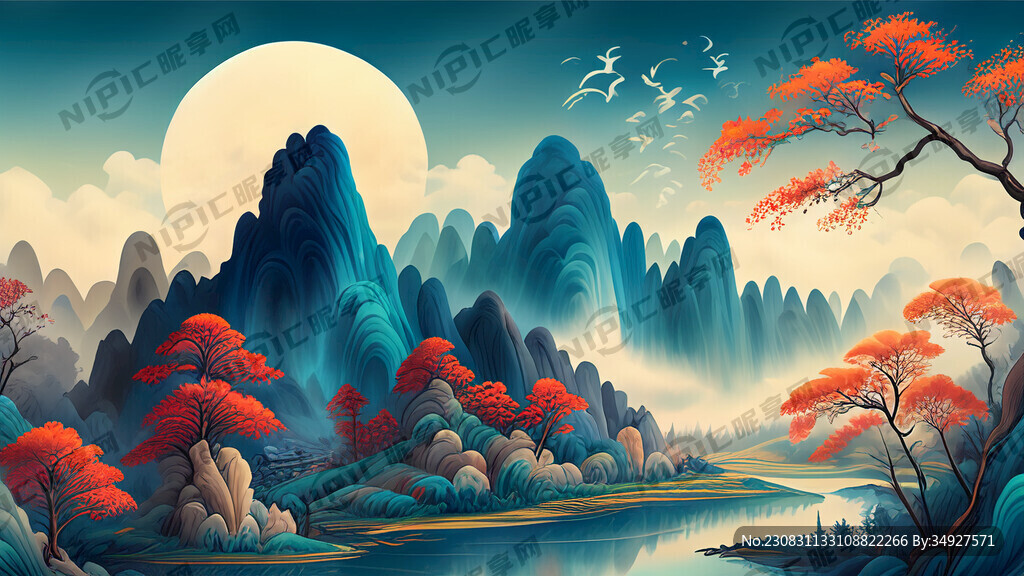 梦幻唯美新中式风景 超高清