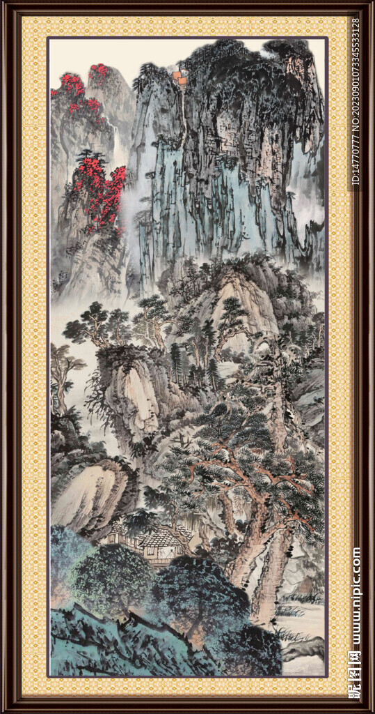 国画风景画 