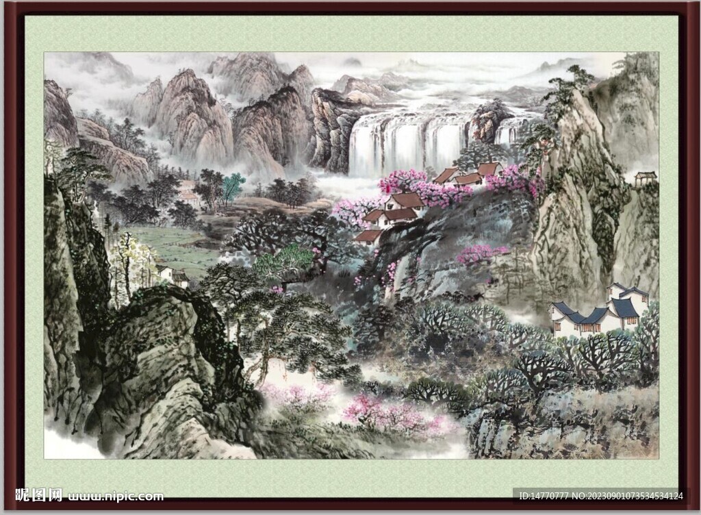 国画风景画 