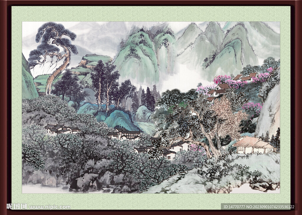 国画风景画 
